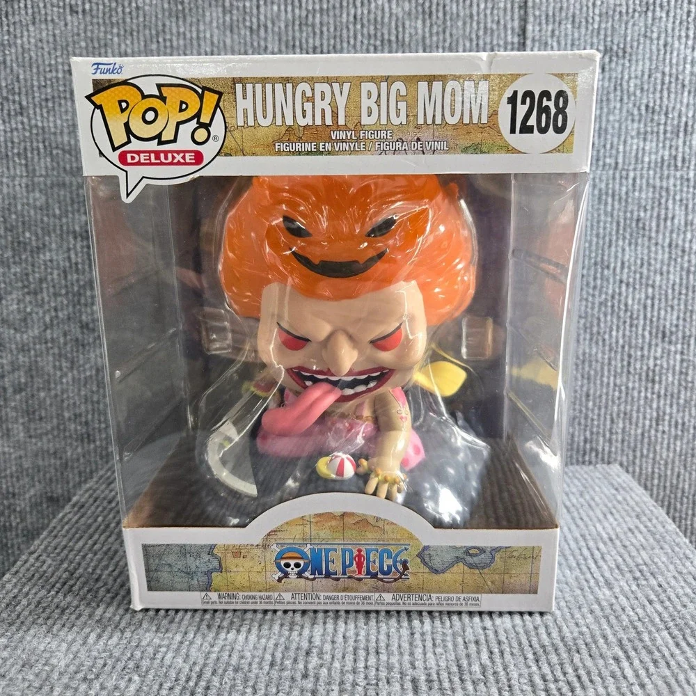 Funko Pop! Deluxe One Piece Hungry Big Mom Vinyl Figure 1268 Gear 5 Trading Card